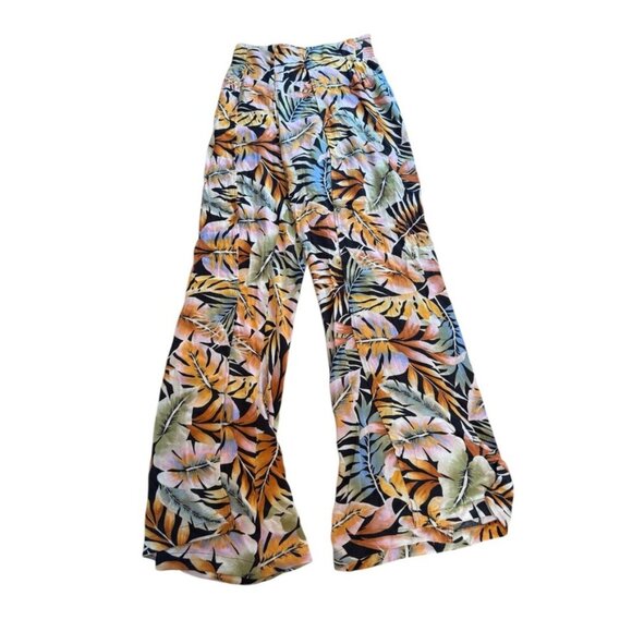 Billabong Split Spirit tropical print pants size large - Picture 1 of 6